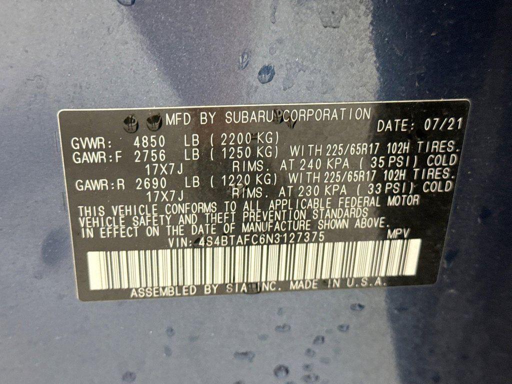 used 2022 Subaru Outback car, priced at $22,748