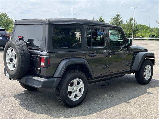 used 2021 Jeep Wrangler Unlimited car, priced at $29,599
