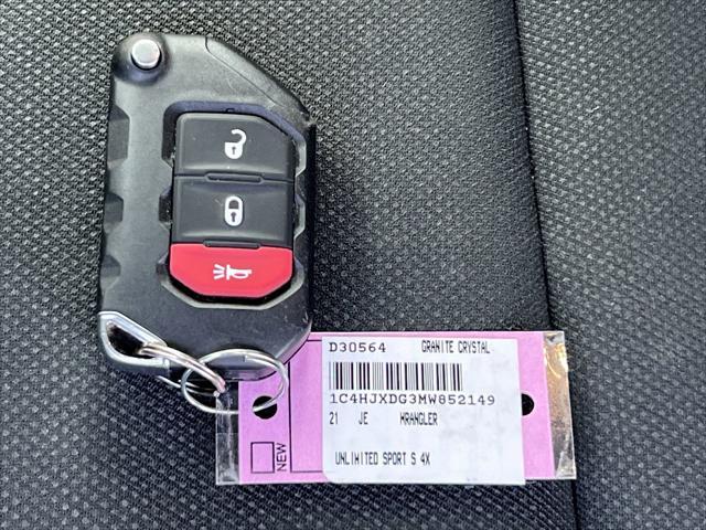 used 2021 Jeep Wrangler Unlimited car, priced at $29,599