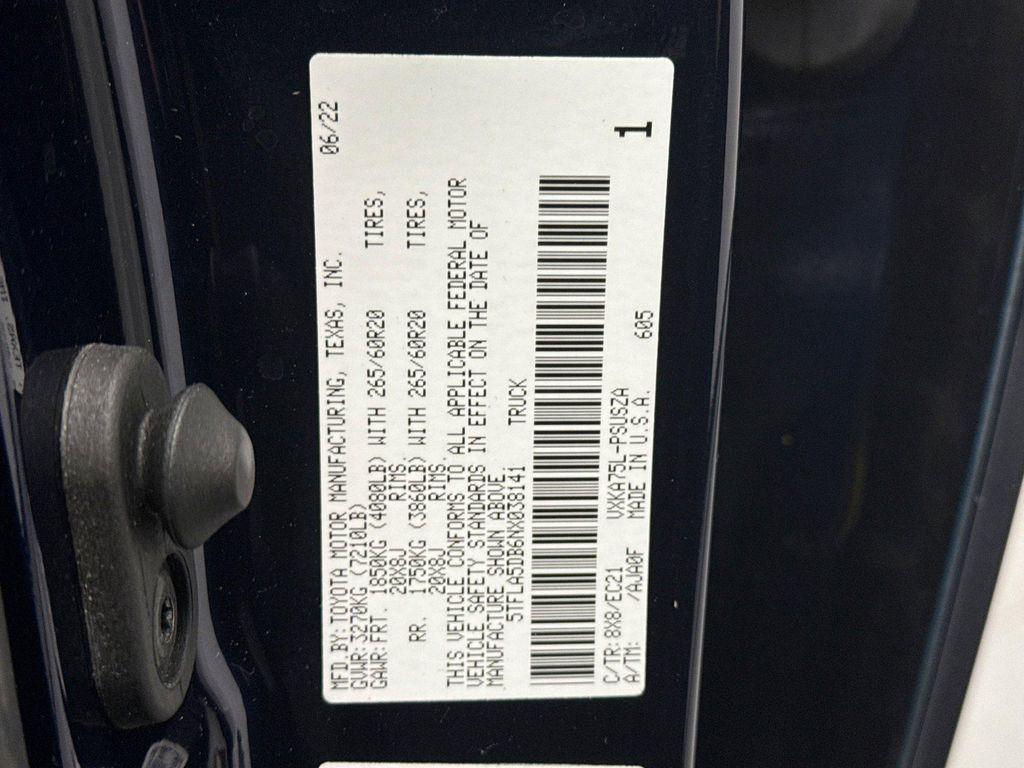 used 2022 Toyota Tundra car, priced at $41,149