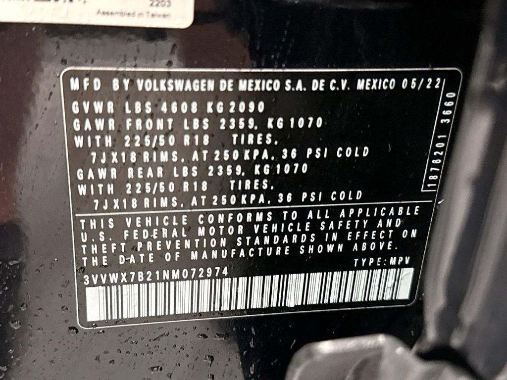 used 2022 Volkswagen Taos car, priced at $23,199