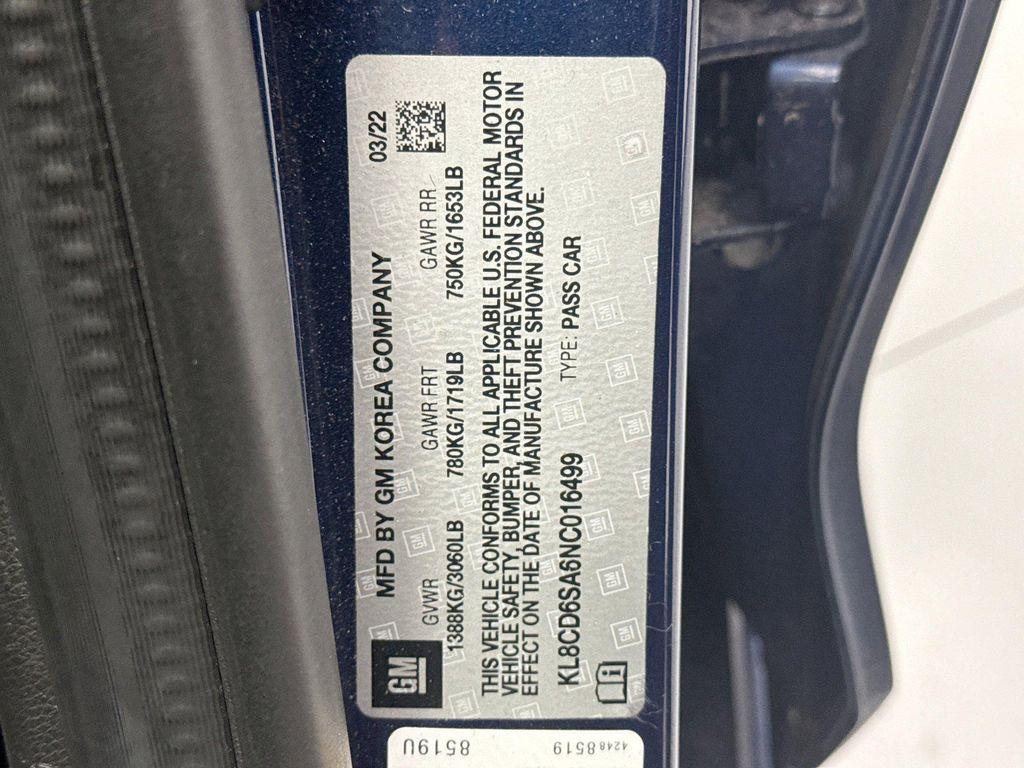 used 2022 Chevrolet Spark car, priced at $15,400