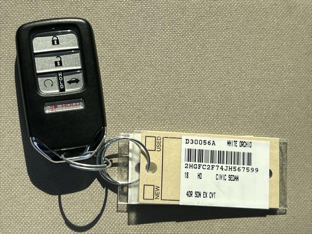 used 2018 Honda Civic car, priced at $19,949
