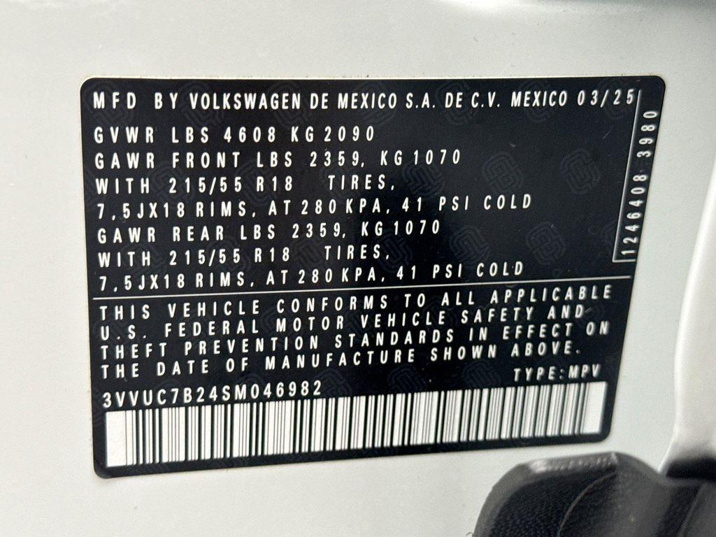 used 2025 Volkswagen Taos car, priced at $28,599