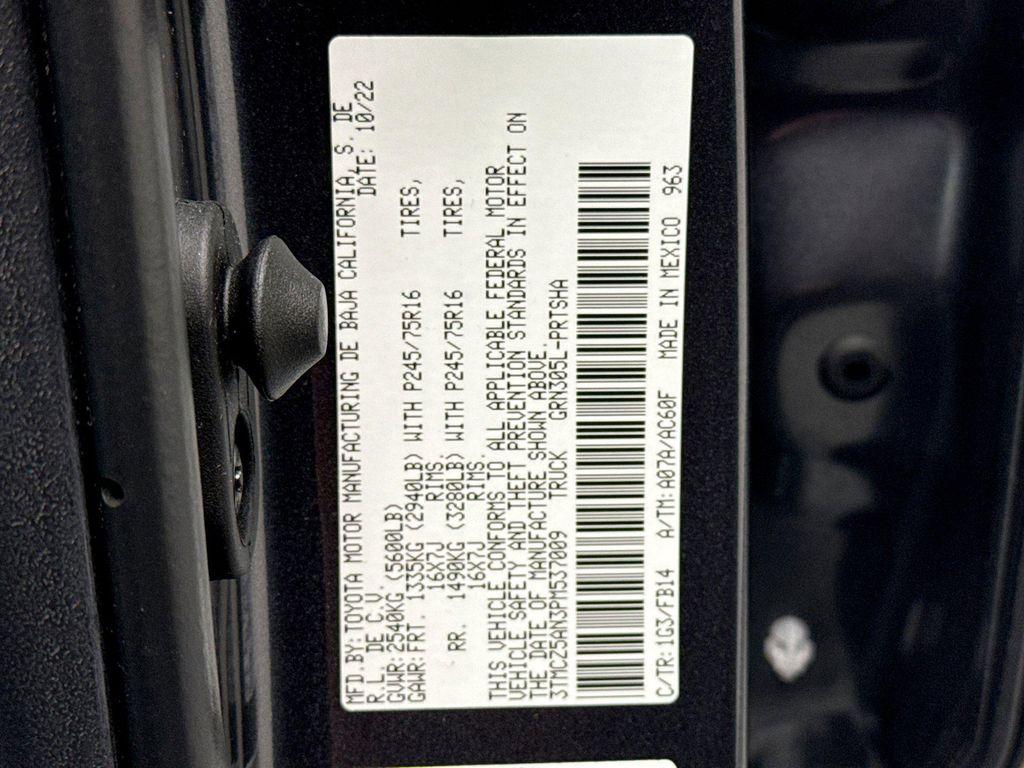 used 2023 Toyota Tacoma car, priced at $33,299