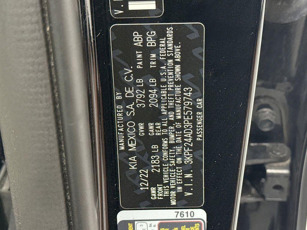 used 2023 Kia Forte car, priced at $17,948