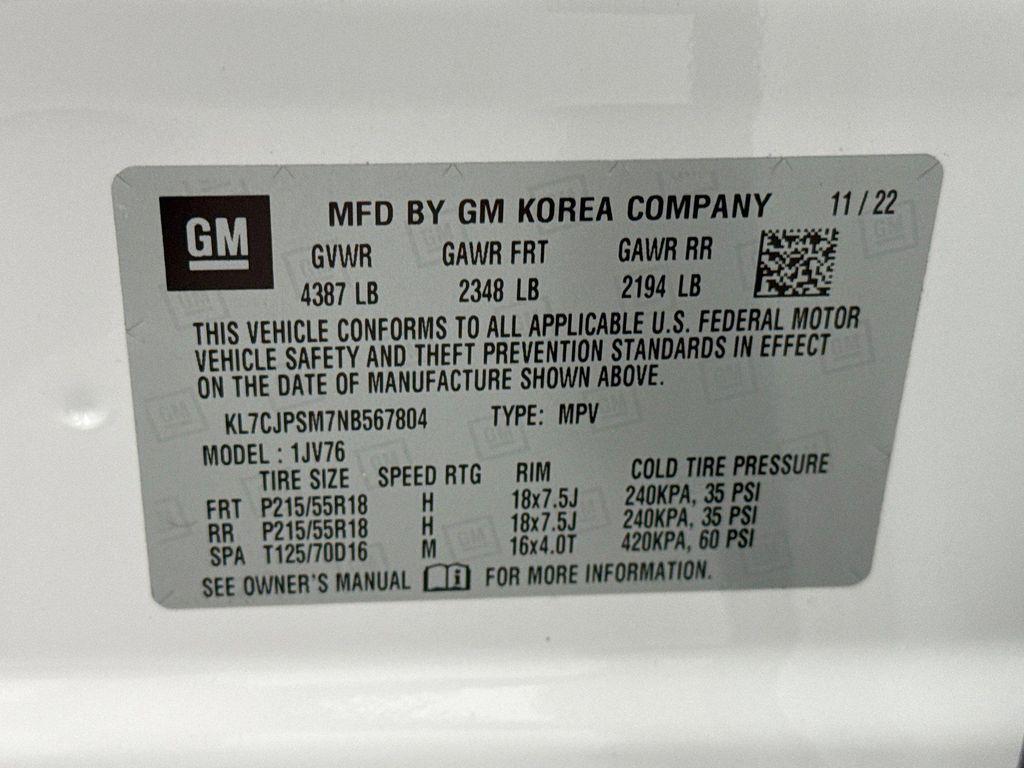used 2022 Chevrolet Trax car, priced at $19,999