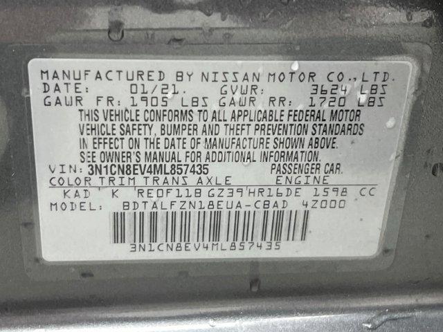 used 2021 Nissan Versa car, priced at $15,749