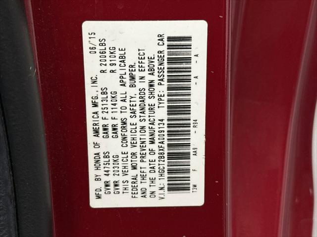 used 2015 Honda Accord car, priced at $15,549