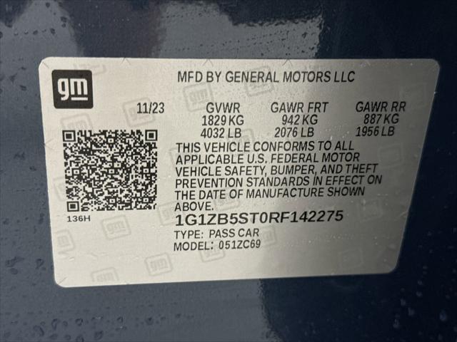 used 2024 Chevrolet Malibu car, priced at $22,098