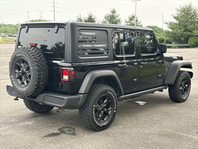 used 2022 Jeep Wrangler Unlimited car, priced at $33,000