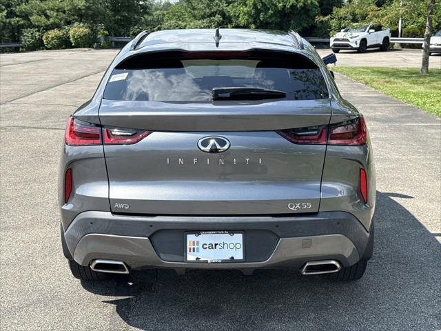 used 2022 INFINITI QX55 car, priced at $33,199