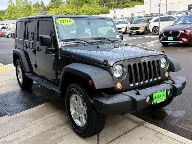 used 2018 Jeep Wrangler JK Unlimited car, priced at $24,990