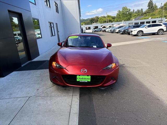used 2021 Mazda MX-5 Miata RF car, priced at $24,390