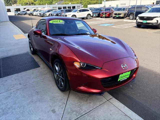 used 2021 Mazda MX-5 Miata RF car, priced at $24,390