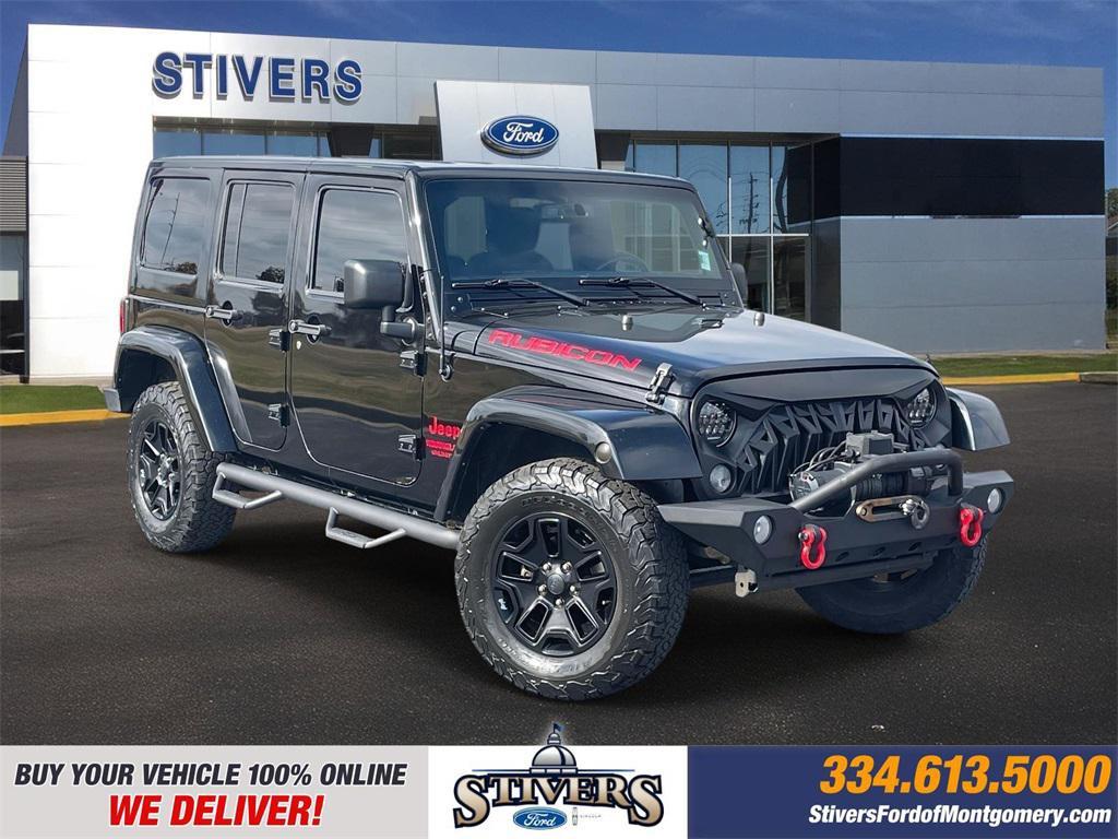used 2015 Jeep Wrangler Unlimited car, priced at $15,735
