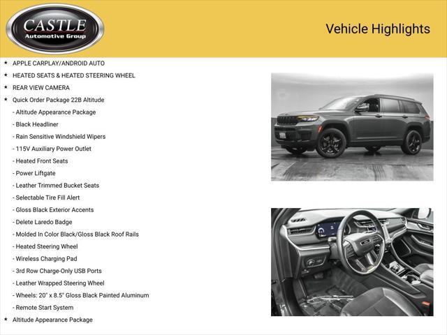 used 2022 Jeep Grand Cherokee L car, priced at $30,977