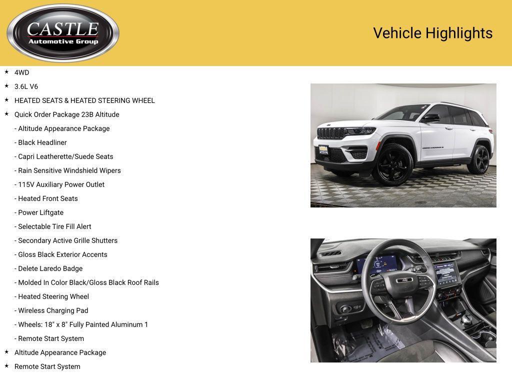 used 2023 Jeep Grand Cherokee car, priced at $31,409