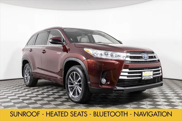 used 2018 Toyota Highlander Hybrid car, priced at $25,178