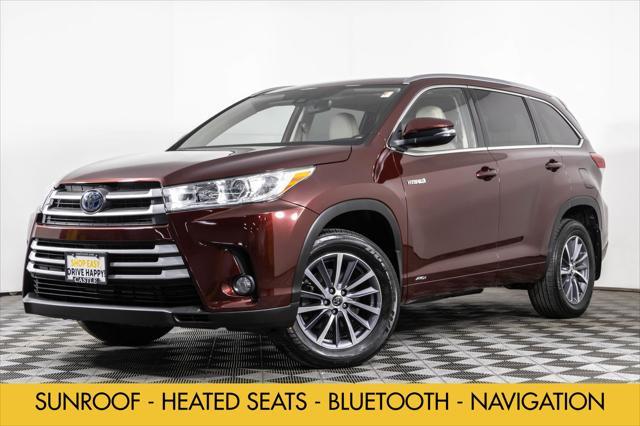 used 2018 Toyota Highlander Hybrid car, priced at $25,178