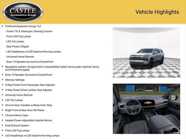 new 2025 Chevrolet Suburban car, priced at $80,215