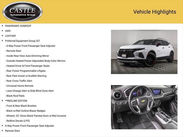 used 2022 Chevrolet Blazer car, priced at $32,240