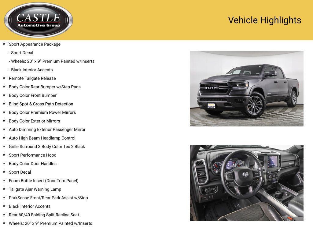 used 2021 Ram 1500 car, priced at $34,868