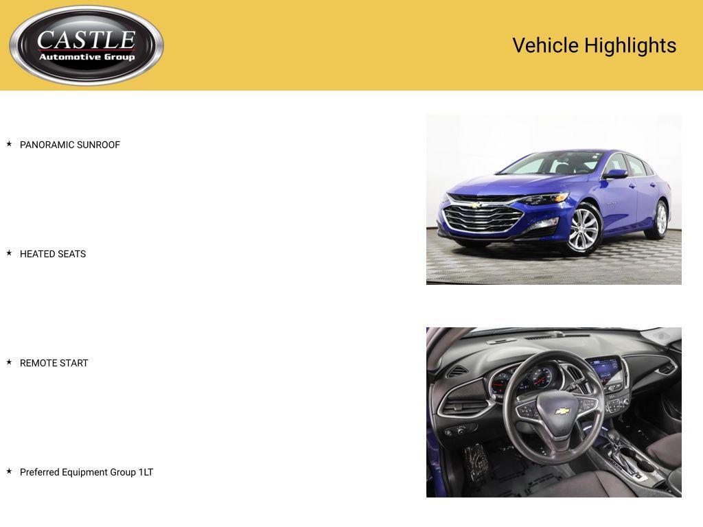used 2023 Chevrolet Malibu car, priced at $18,827