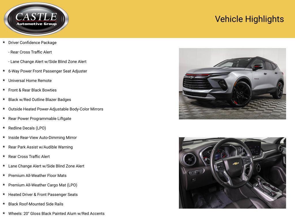 used 2023 Chevrolet Blazer car, priced at $32,977