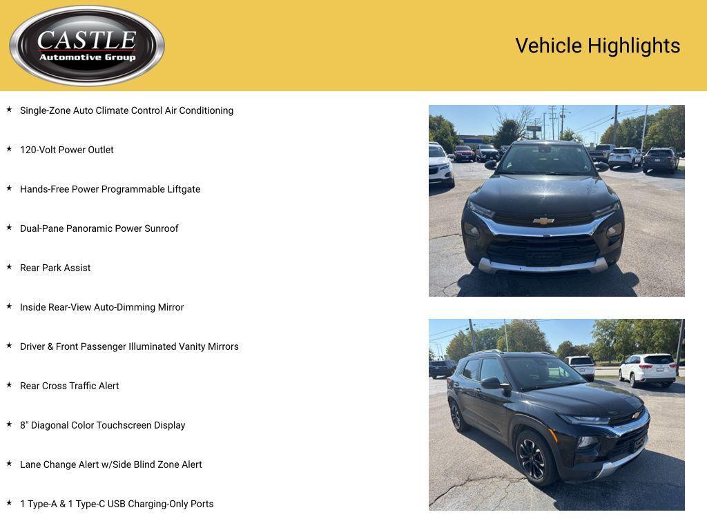 used 2021 Chevrolet TrailBlazer car, priced at $19,977