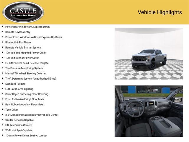 new 2025 Chevrolet Silverado 1500 car, priced at $43,821