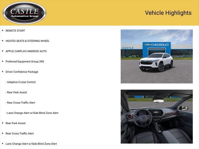 new 2025 Chevrolet Trax car, priced at $24,618