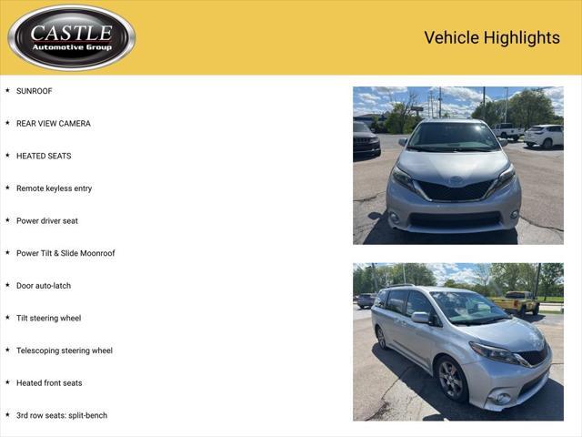 used 2015 Toyota Sienna car, priced at $19,550