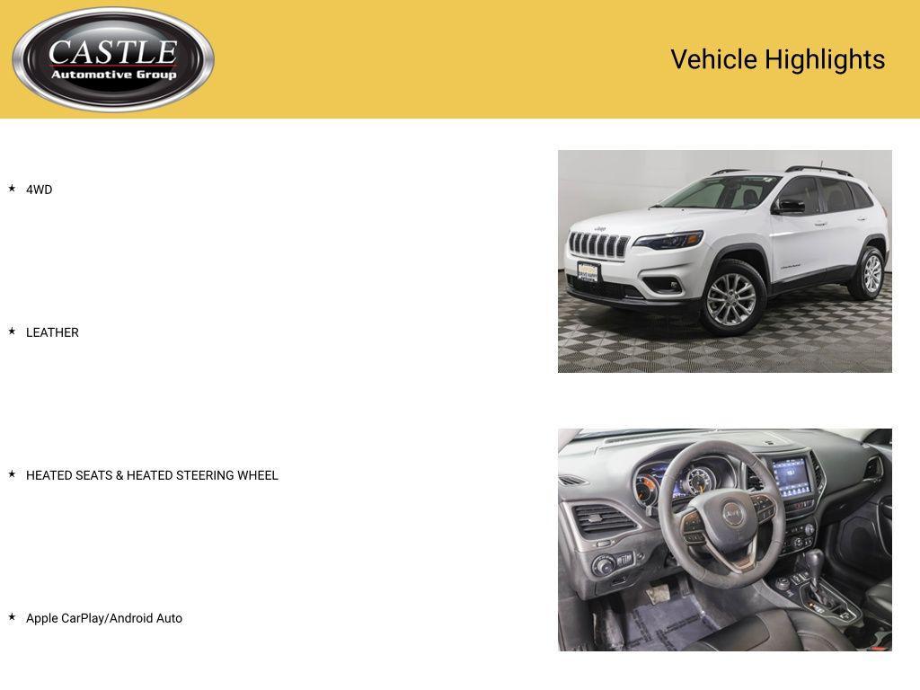 used 2022 Jeep Cherokee car, priced at $23,676