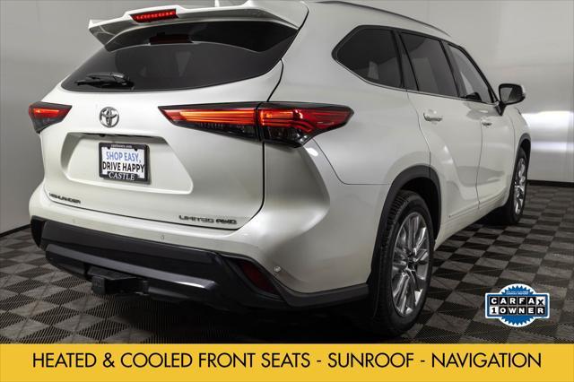 used 2021 Toyota Highlander car, priced at $30,092