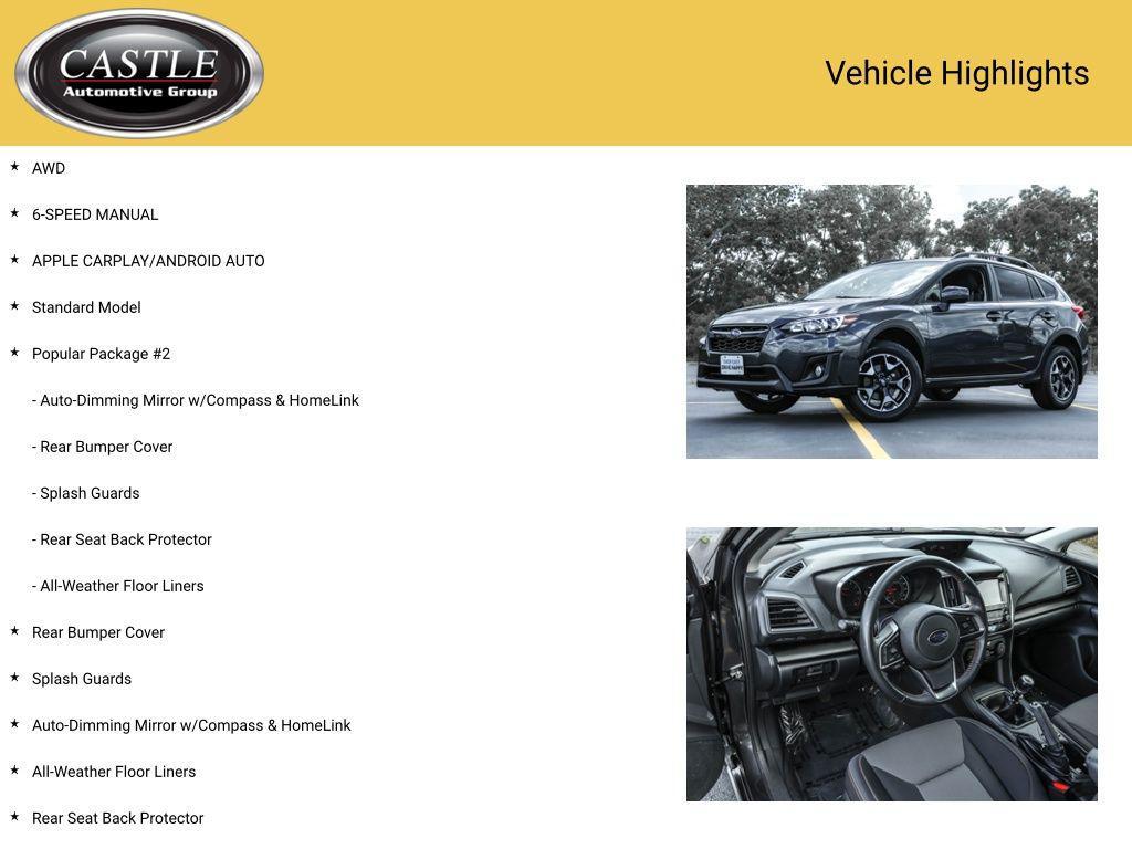 used 2019 Subaru Crosstrek car, priced at $16,850