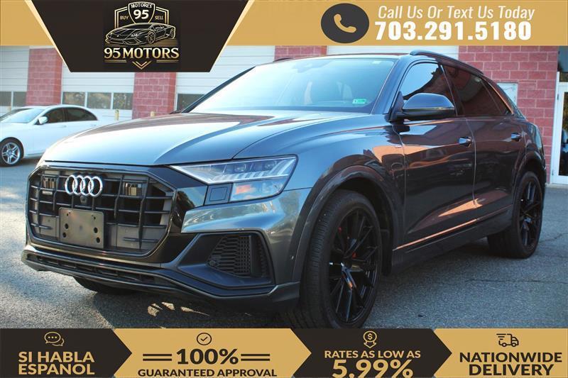 used 2020 Audi Q8 car, priced at $39,990