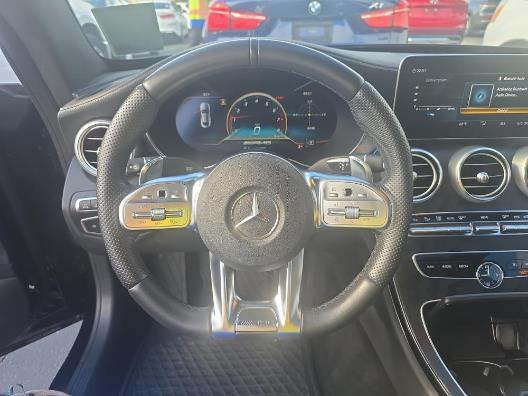 used 2022 Mercedes-Benz AMG C 43 car, priced at $40,999