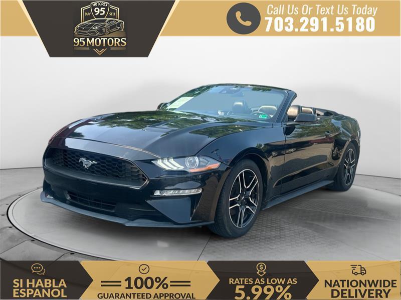 used 2021 Ford Mustang car, priced at $22,799