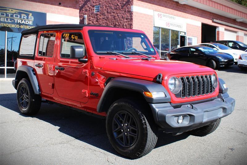 used 2024 Jeep Wrangler car, priced at $33,499