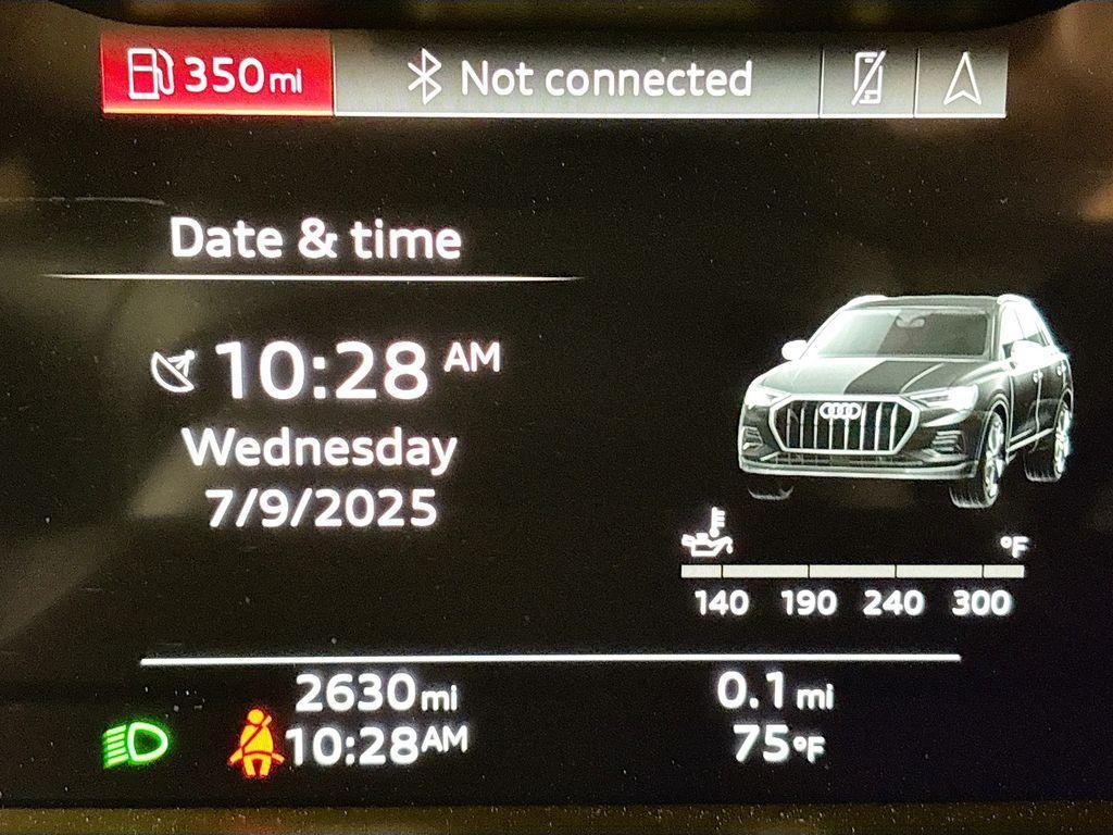 used 2024 Audi Q3 car, priced at $37,000