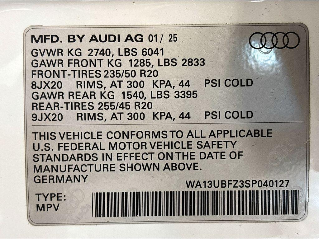 new 2025 Audi Q4 e-tron car, priced at $63,275