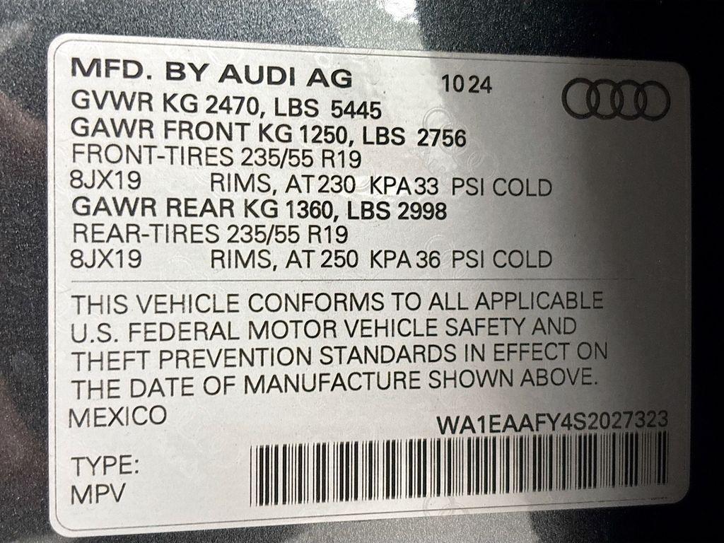 new 2025 Audi Q5 car, priced at $55,790