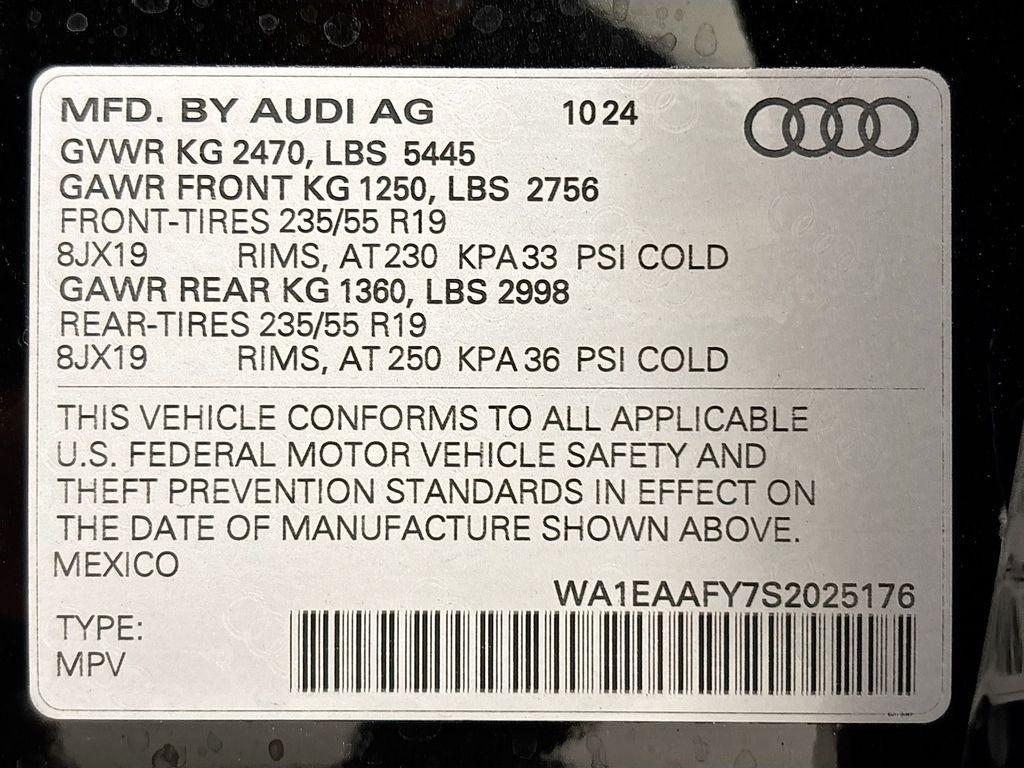 new 2025 Audi Q5 car, priced at $56,410