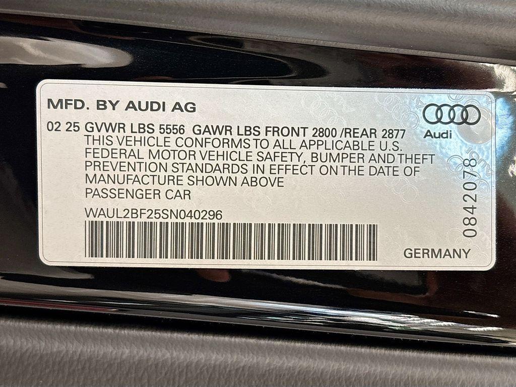new 2025 Audi A6 car, priced at $72,185