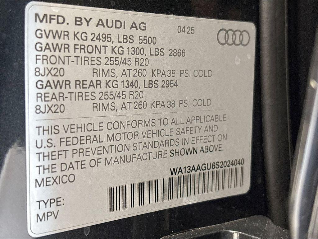 new 2025 Audi Q5 car, priced at $61,250