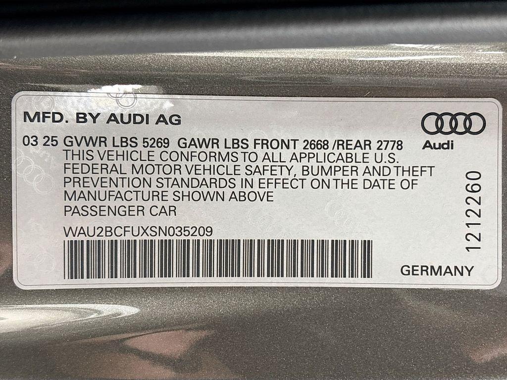 new 2025 Audi A5 car, priced at $57,575