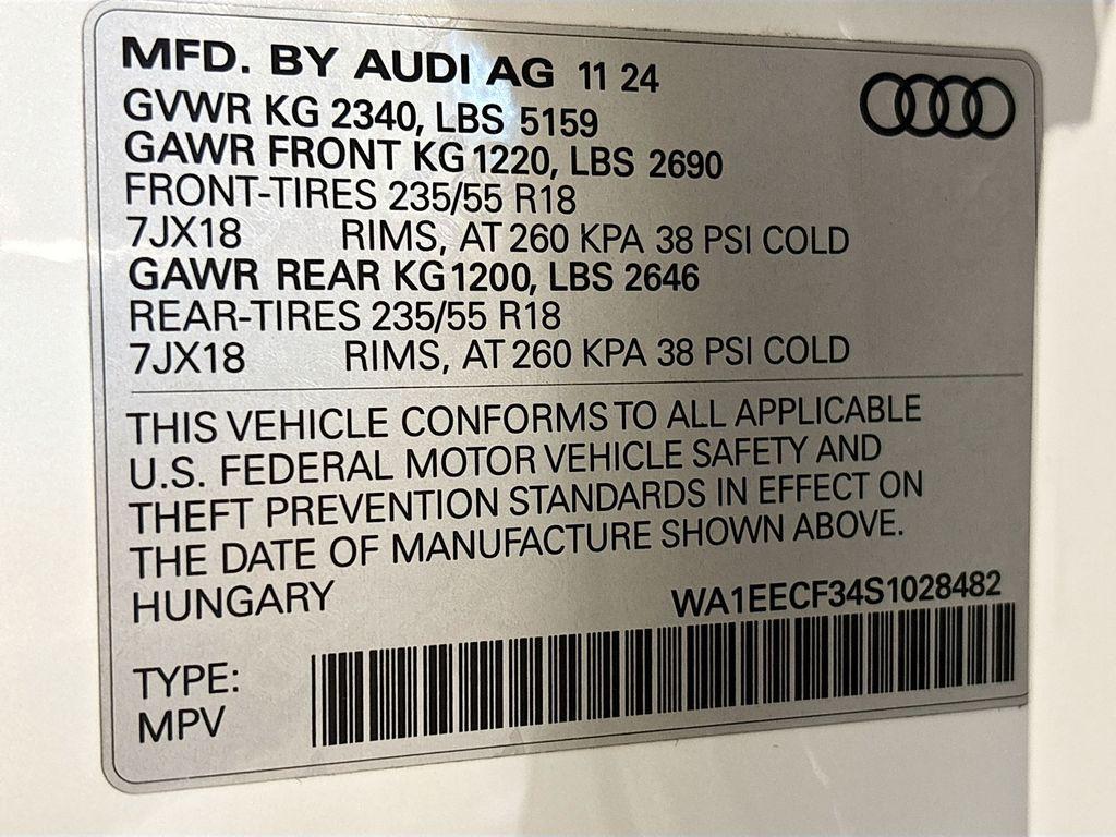 new 2025 Audi Q3 car, priced at $44,490