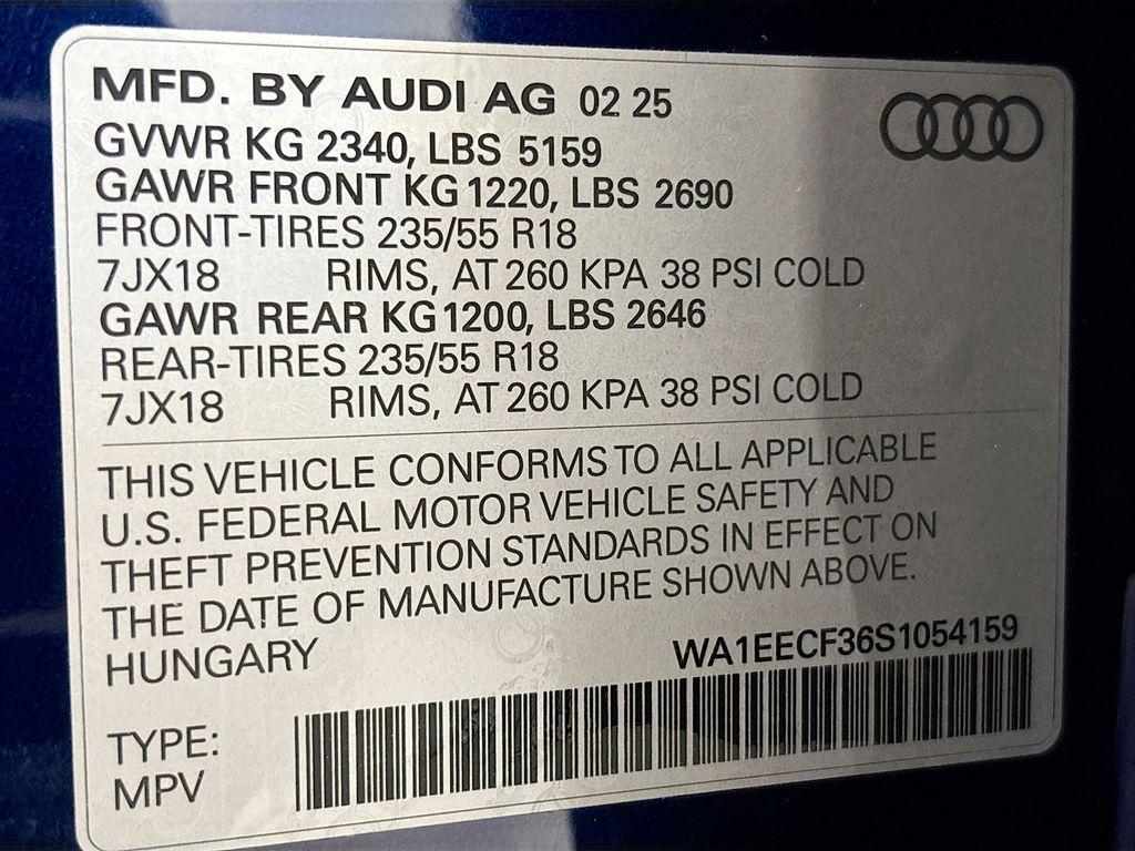 new 2025 Audi Q3 car, priced at $45,110