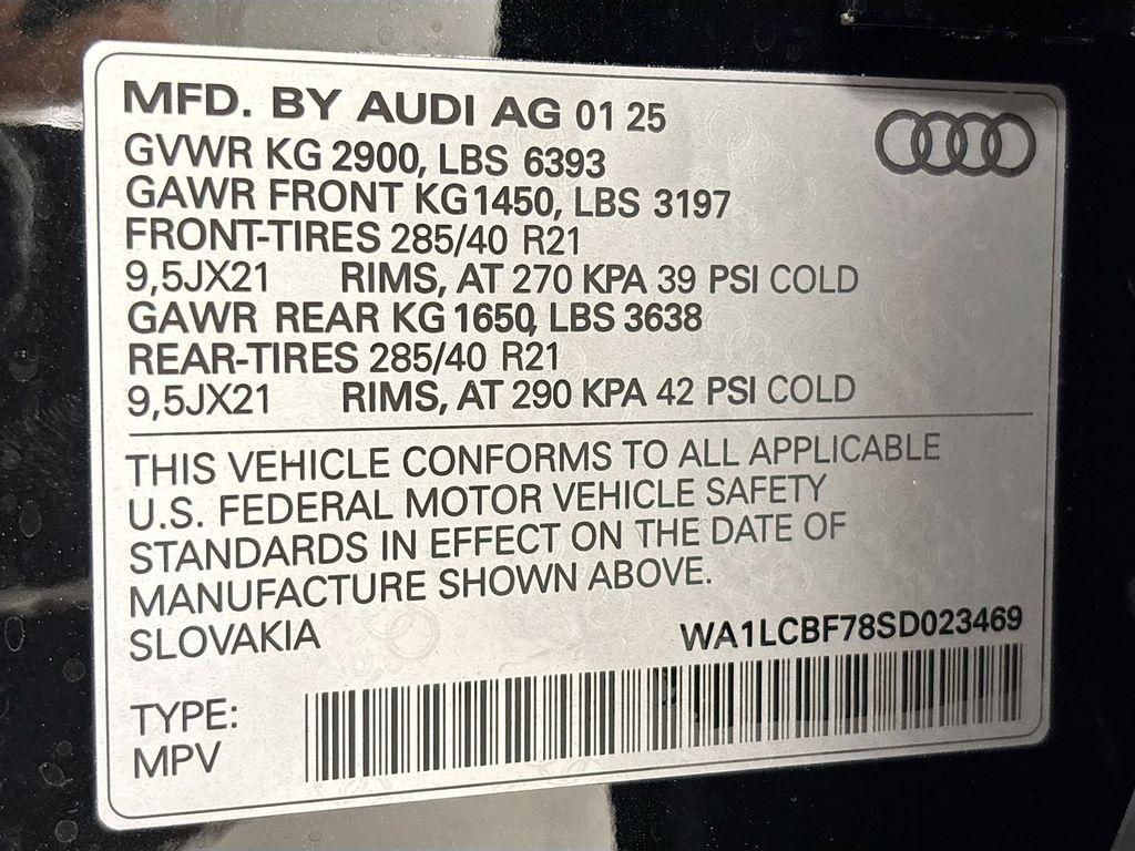 new 2025 Audi Q7 car, priced at $71,790